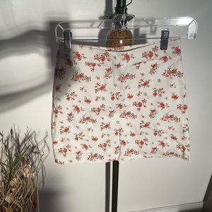 OUTFIT Forever 21 Floral Skirt and Crop Top Set